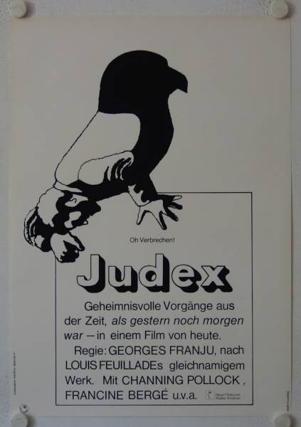 Judex originales deutsches Filmplakat